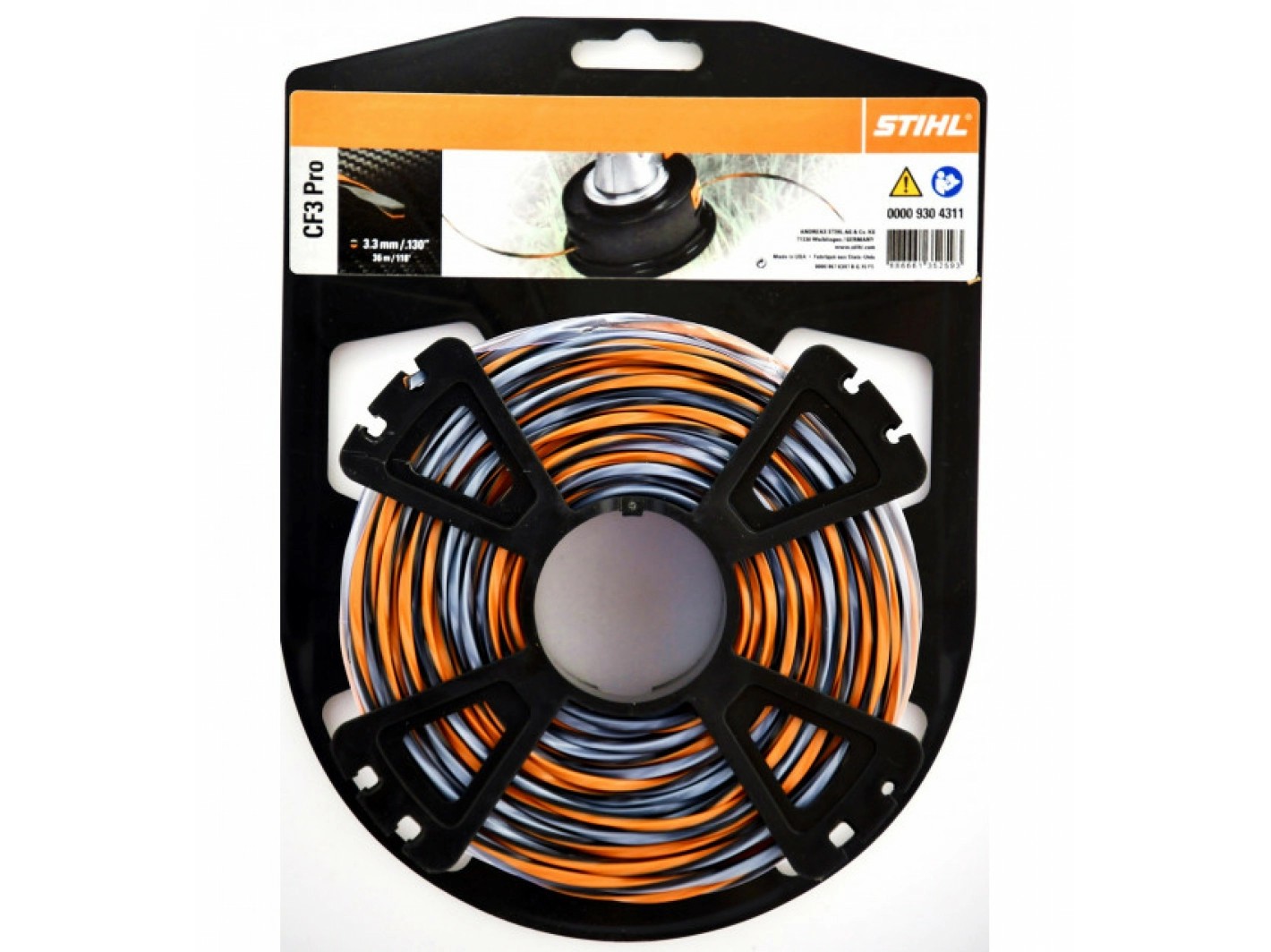 Леска для триммера Stihl CF3 Pro Ø 3.3 мм х 34 м