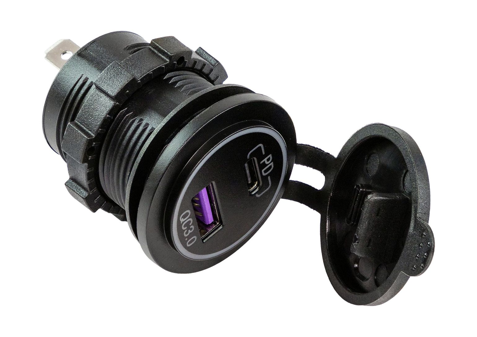 Разъем USB QC3.0 5в 3А и USB PD
