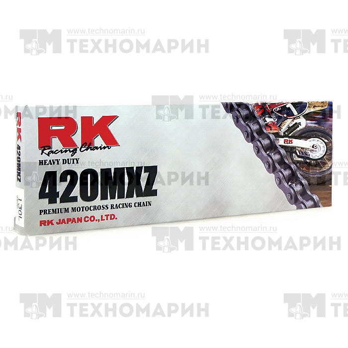 Цепь для мотоцикла до 150 см³ (без сальников) 420MXZ-130 Цепь для мотоцикла до 150 см³ (без сальников) 420MXZ-130