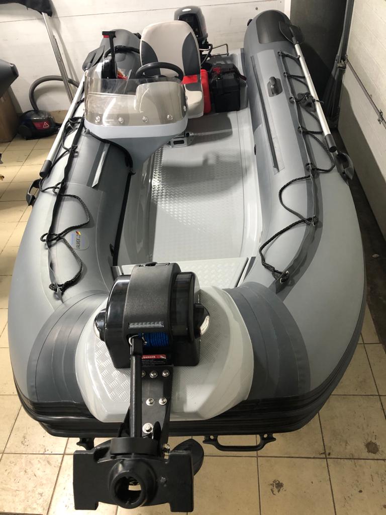 Комплект Лодка RIB Forza Marine Навигатор 380R PRO+ Hidea 9.9 PRO