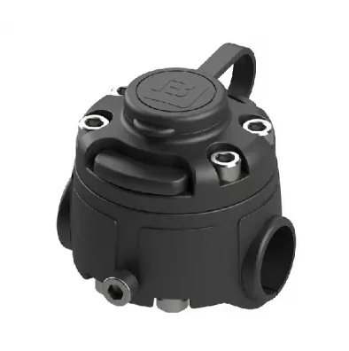 Замок и монтажная площадка на трубу Ø 22, 25 мм FMr125, allblack BORIKA