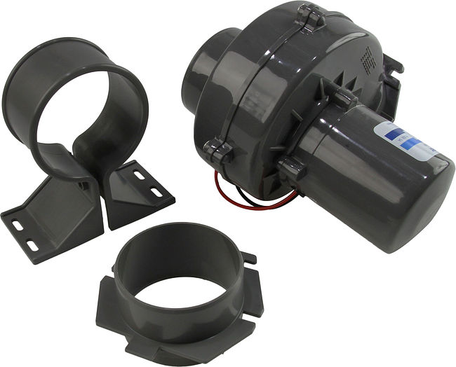 Вентилятор электрический 12V, 3А, 2547 л/мин, с кронштейном