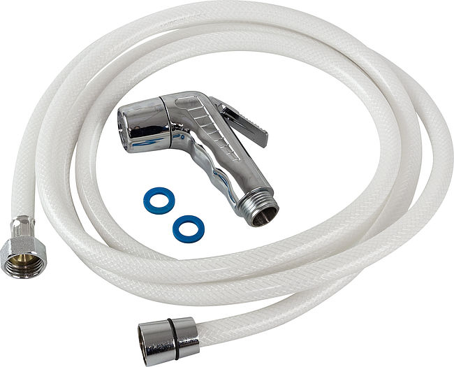 Лейка душа пластиковая хромированая, шланг 2.5 м