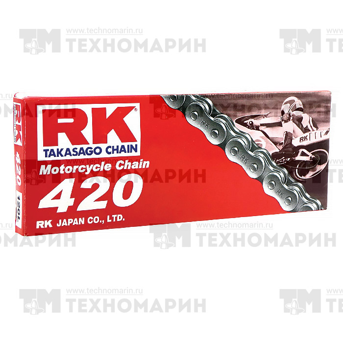 Цепь для мотоцикла до 125 см³ (без сальников) 420-130 Цепь для мотоцикла до 125 см³ (без сальников) 420-130