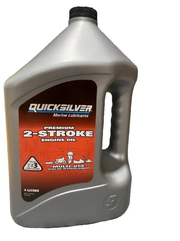 Масло для 2-х тактных лодочных моторов Quicksilver TC-W3 Premium 4л