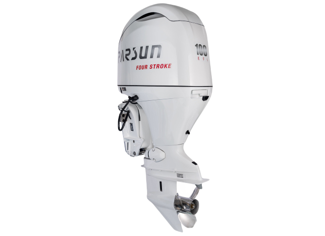 Лодочный мотор бензиновый Parsun F100 FEL-T EFI (115) White