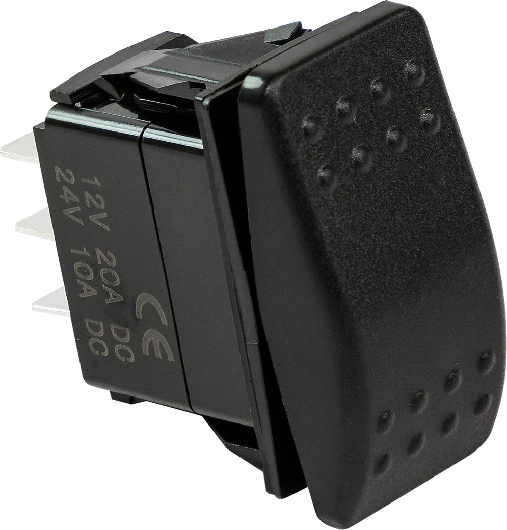 Переключатель трехпозиционный ON-OFF-ON 12В/20А 6р (упаковка из 50 шт.)