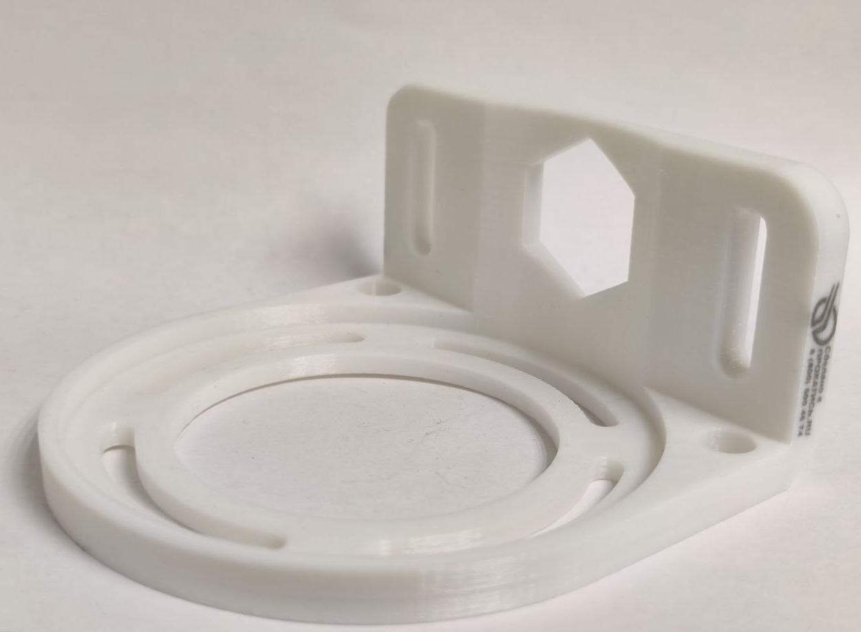 Кронштейн для Point-1 в т-паз ЛАЙТ (белый, без крепежа). Прокатись.Ру