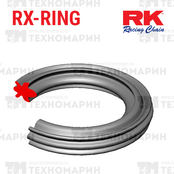 Цепь для мотоцикла до 1000 см³ (с сальниками RX-RING) 530XSOZ1-110 