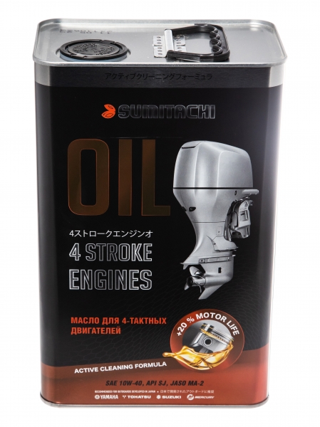 Масло моторное  4-х тактное полусинтетическое Sumitachi OIL 10W-40 4л