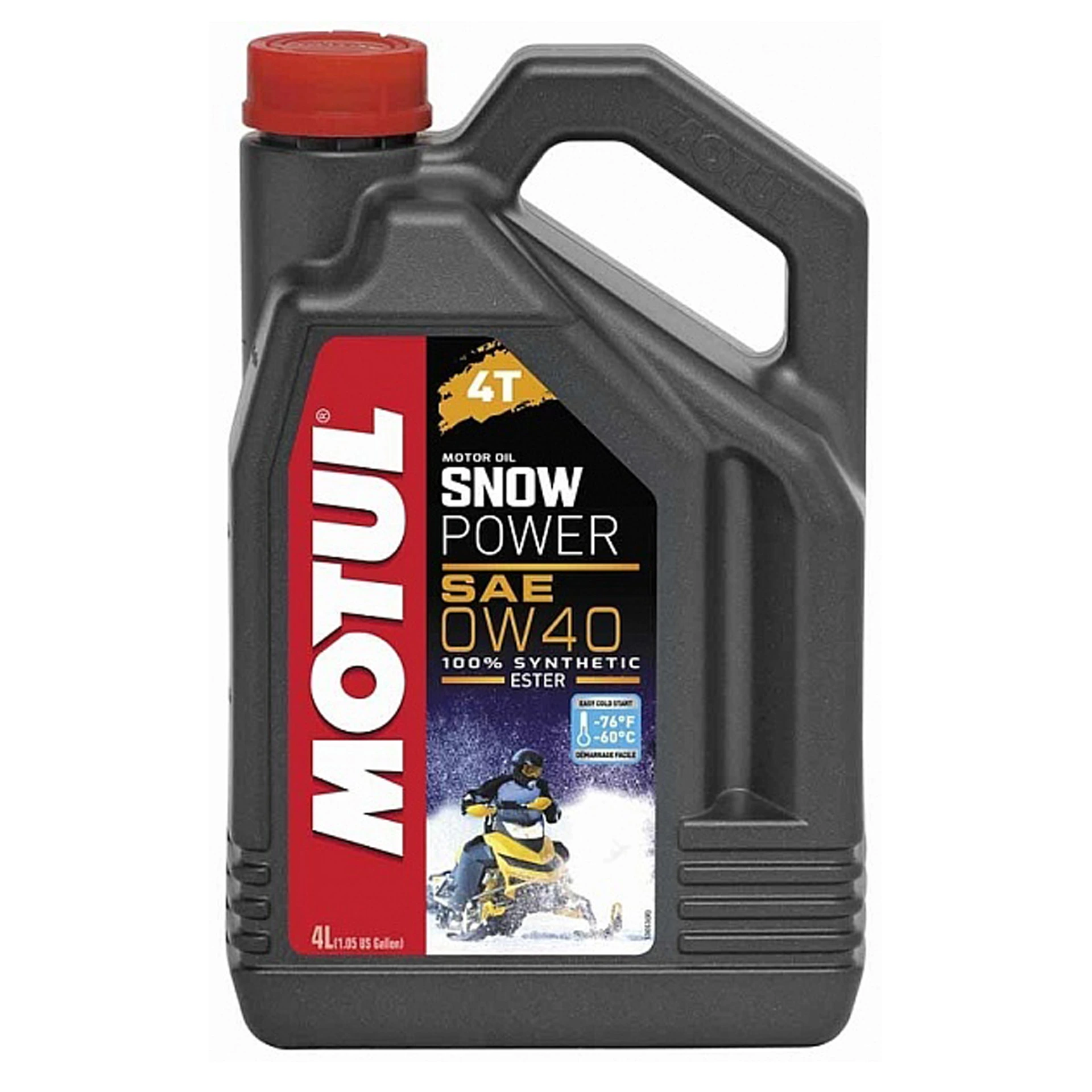 Масло моторное 4-х тактное для снегоходов Motul Snowpower 4T 0W40 1л