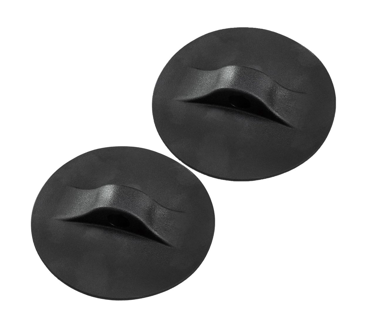 Крепление леера, D 136мм, черное, 2 шт