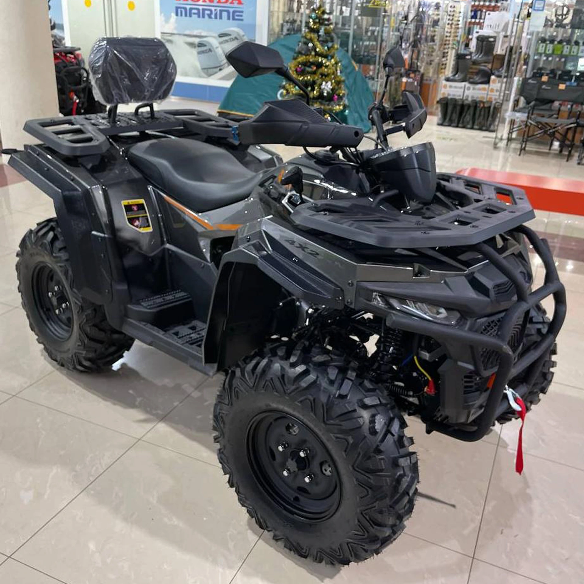 Квадроцикл (комплект для сборки) Explorer 400 Deluxe 4х4 EPS Серый (RR)