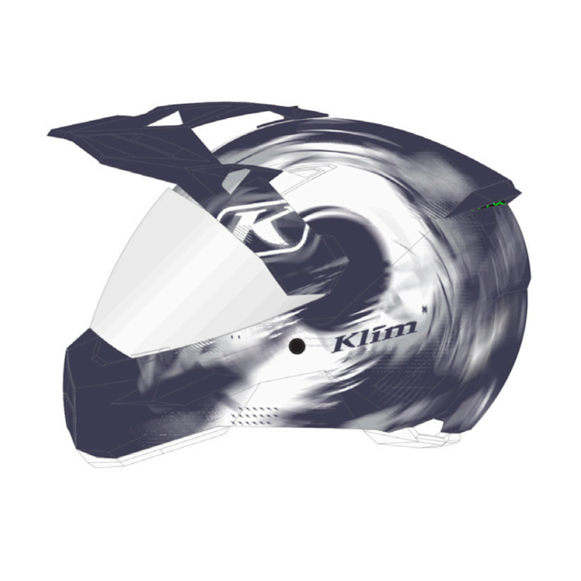 Шлем Klim X1 Gamma Helmet CCC/DOT, цвет Gloss Phase - Mystic, размер MD (RR)