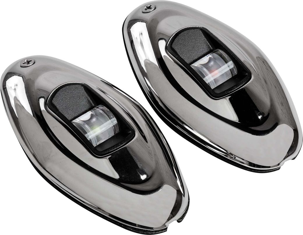 Огни ходовые светодиодные комплект, нержавеющая сталь, SeaFlo (упаковка из 10 шт.)