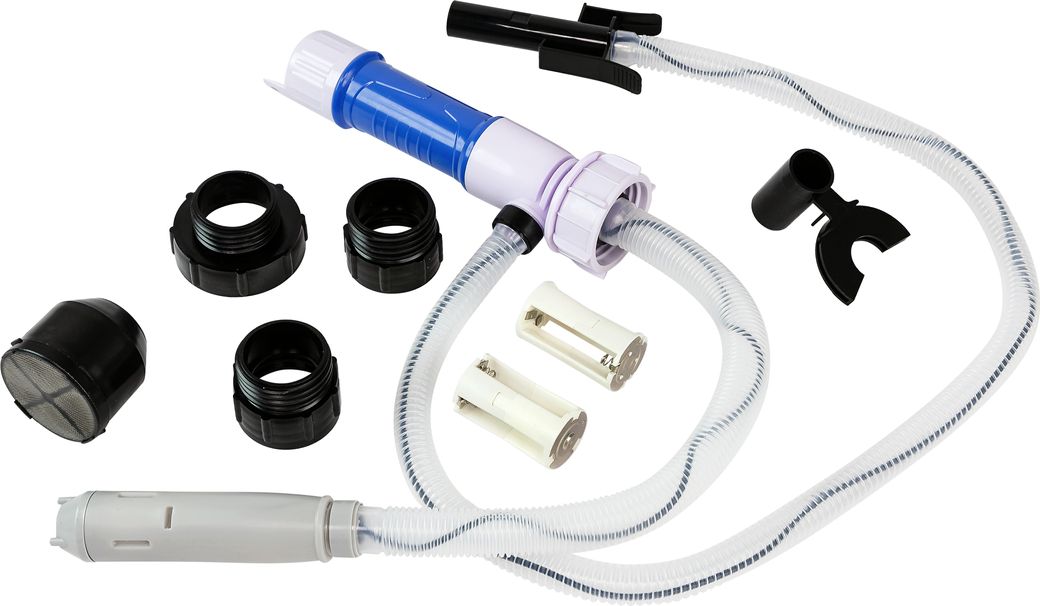 Насос электрический для перекачки топлива на батарейках 90см с автоотключением, Marine Rocket (упако