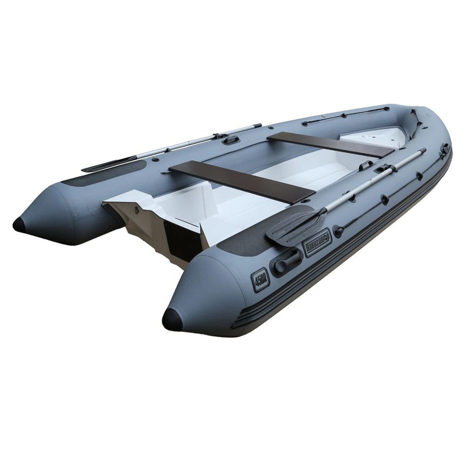 Лодка RIB Forza Marine Навигатор 450R черный/графитово-черный