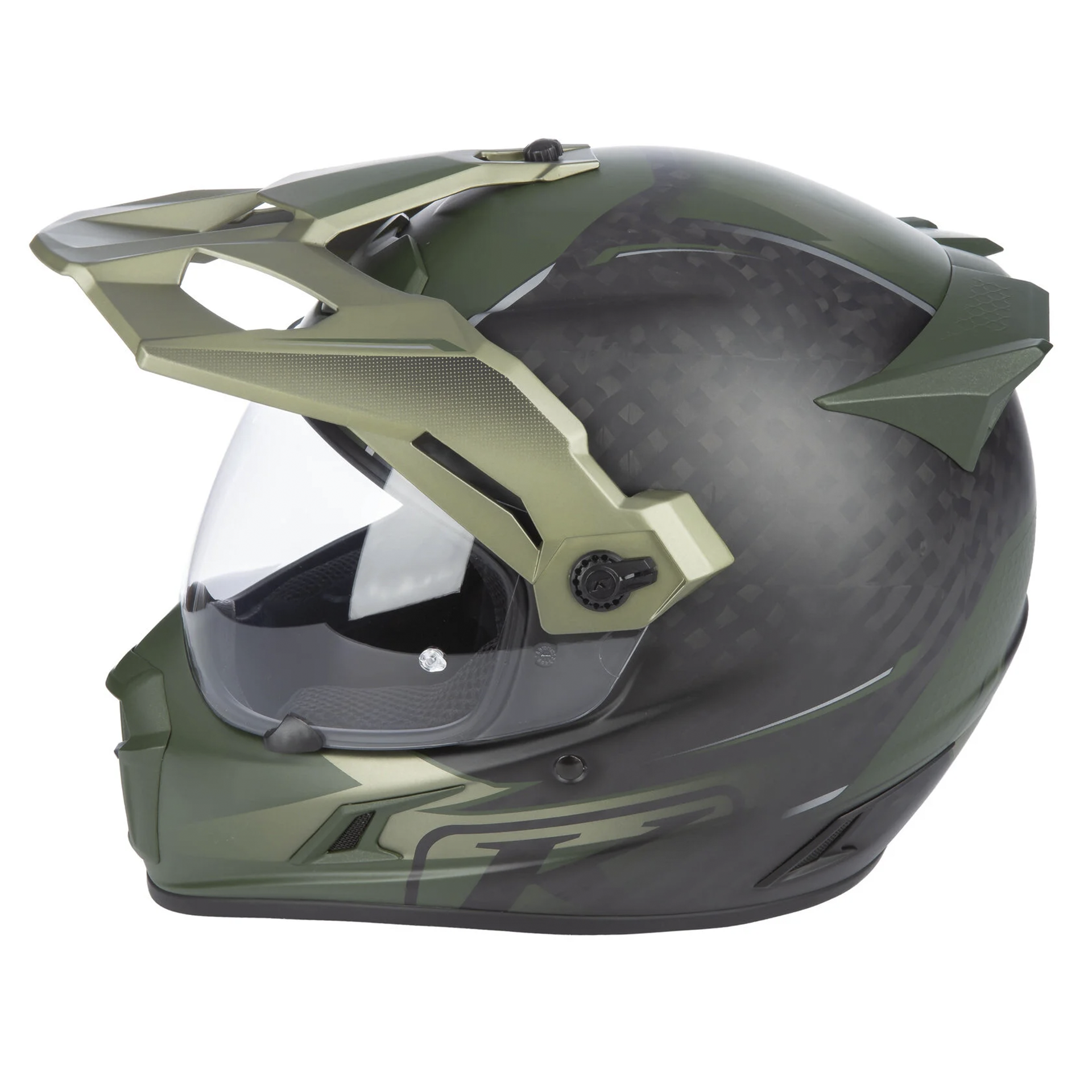 Шлем Klim Krios Pro без подогрева, цвет Echo Matte Black - Rifle Green - Oil Green, размер XL