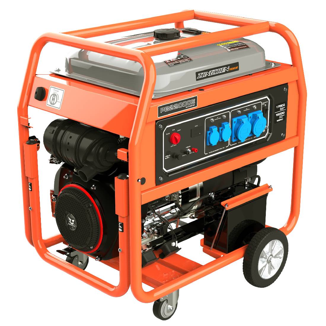 Генератор бензиновый Zongshen PB 22000 E 1T90DF220