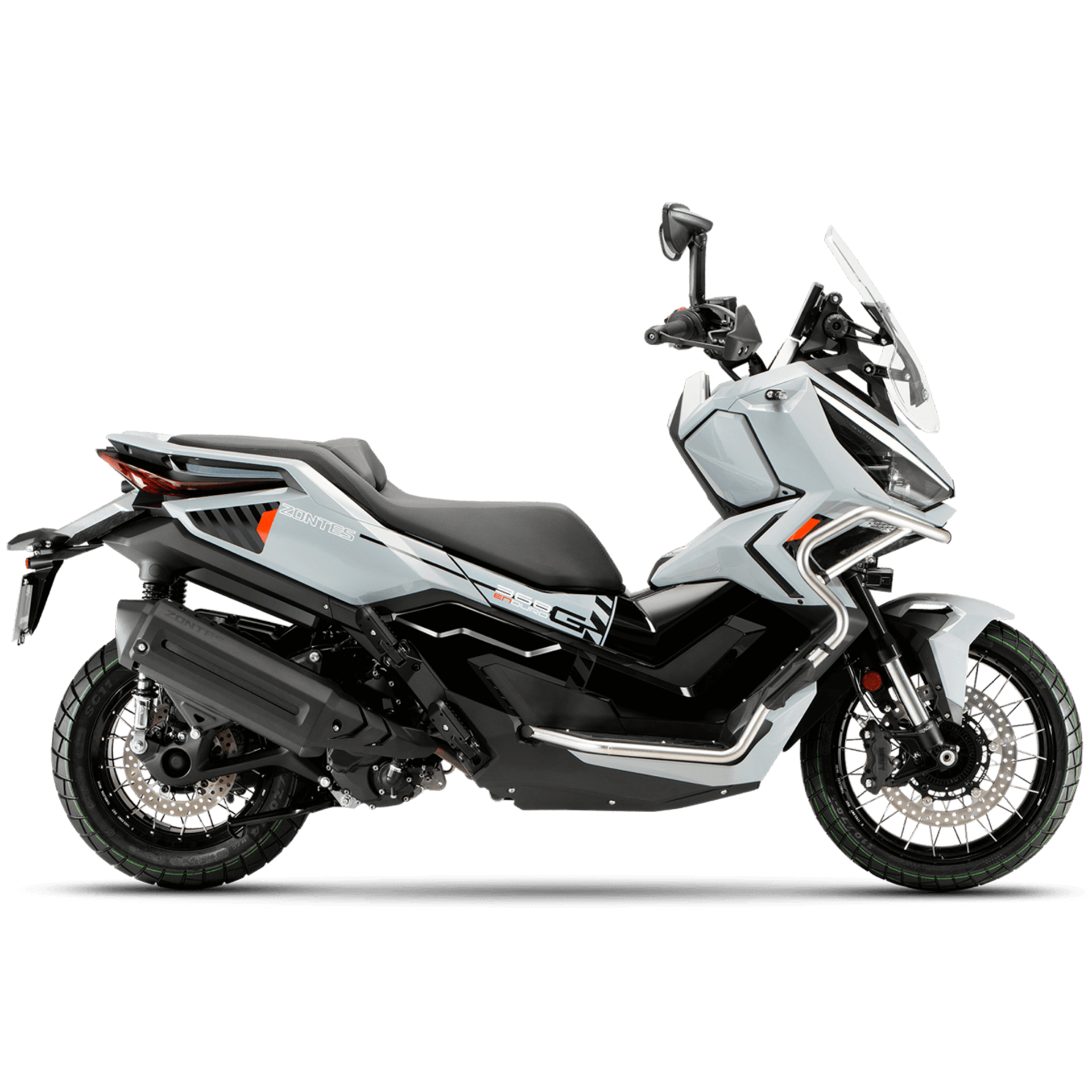 Максискутер Zontes ZT368-G серый