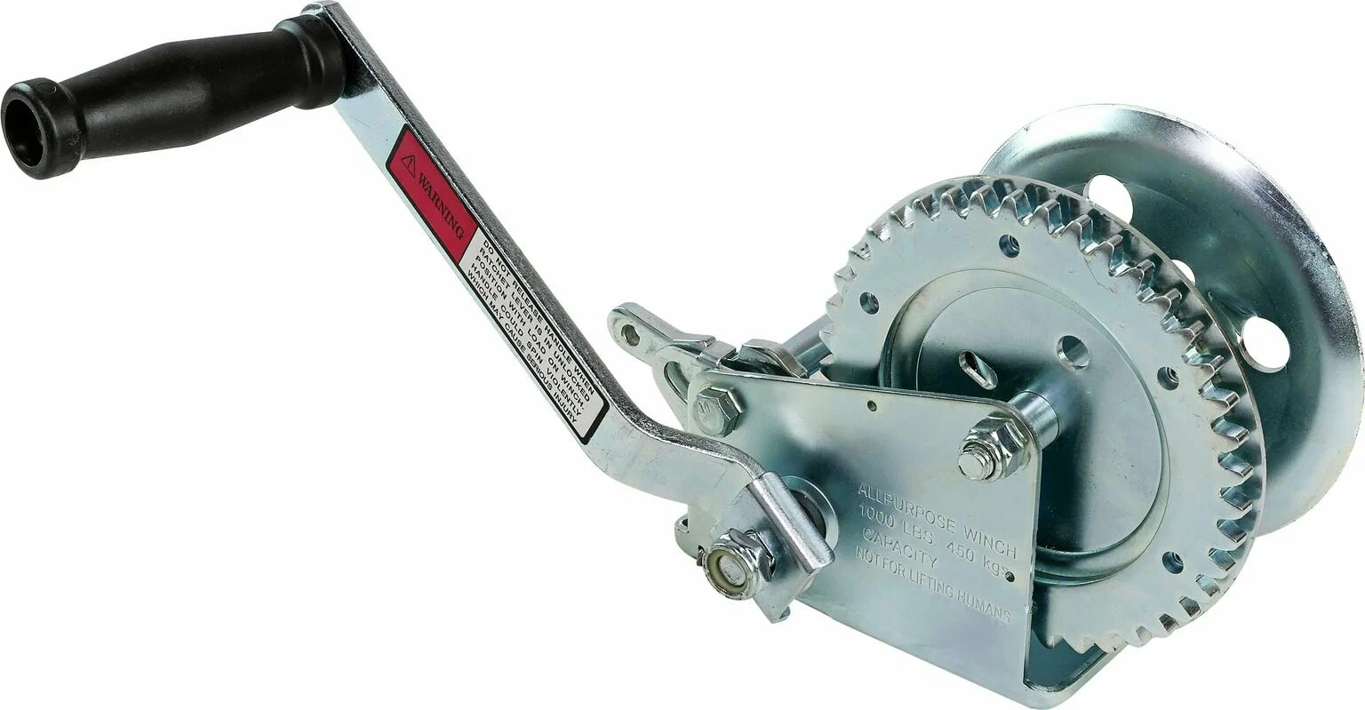 Лебедка для прицепа 1000 lbs (455 кг)