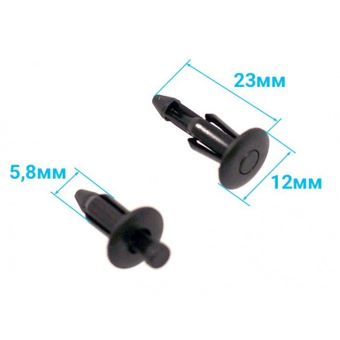 Заклепки для пластиковых навесных частей (10шт/уп) UP-12040  Заклепки для пластиковых навесных частей (10шт/уп) UP-12040