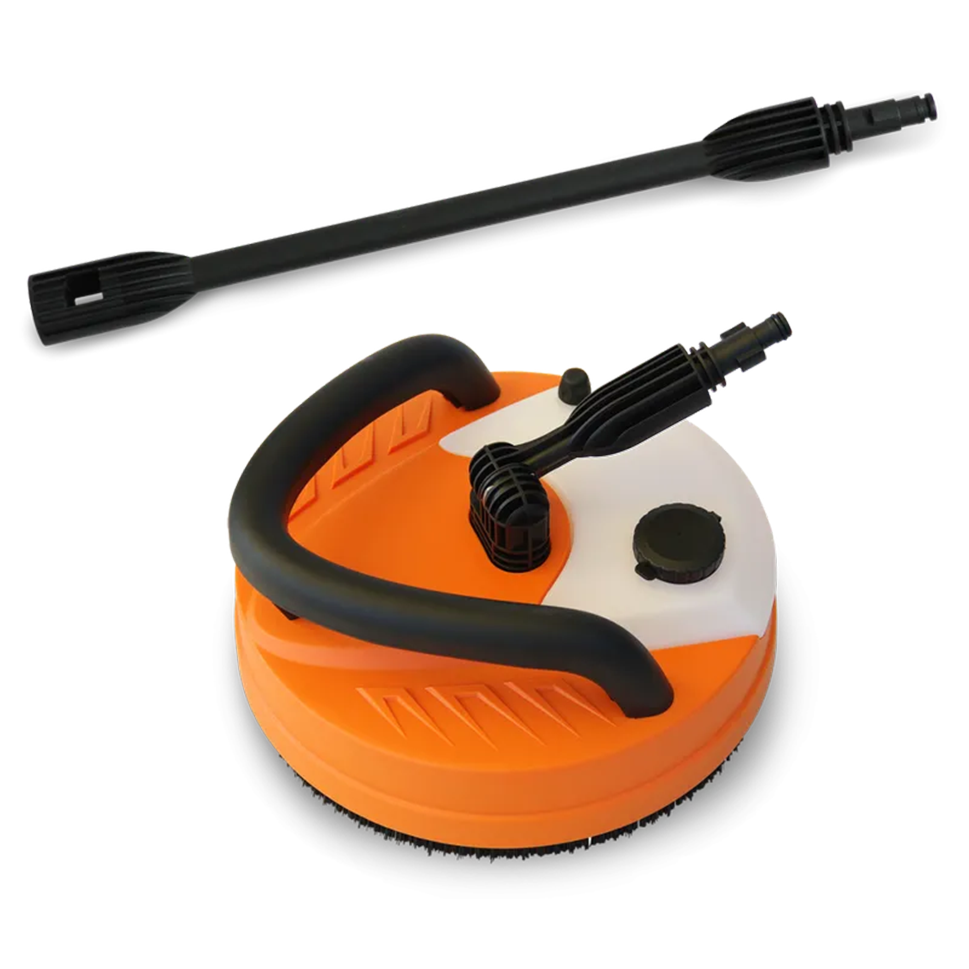 Щетка Villartec круглая (Patio) + коннектор, для моек RE230C/250C/300C