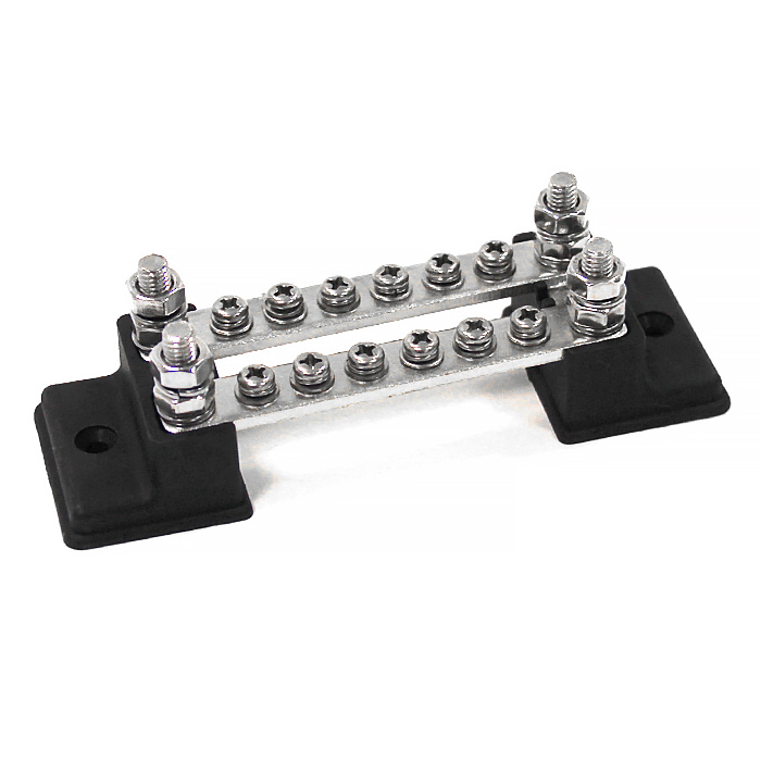 Клемма электромонтажная M4×12 двойная 150А/48В NEKEKE