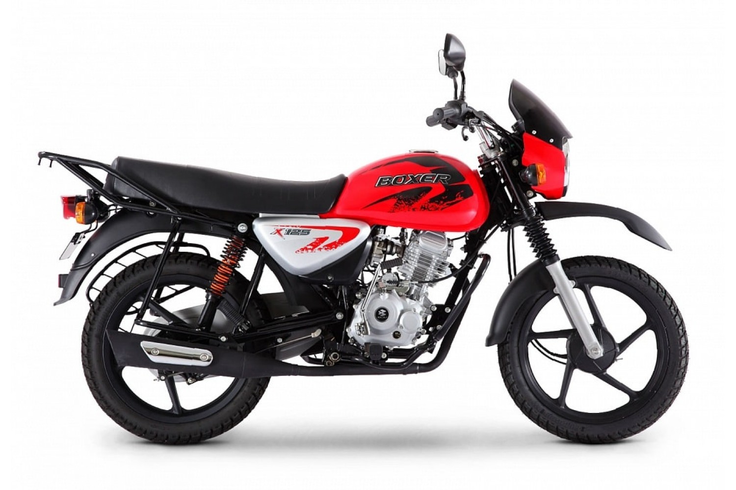 Мотоцикл Bajaj Boxer BM125X, 5 передач, красный