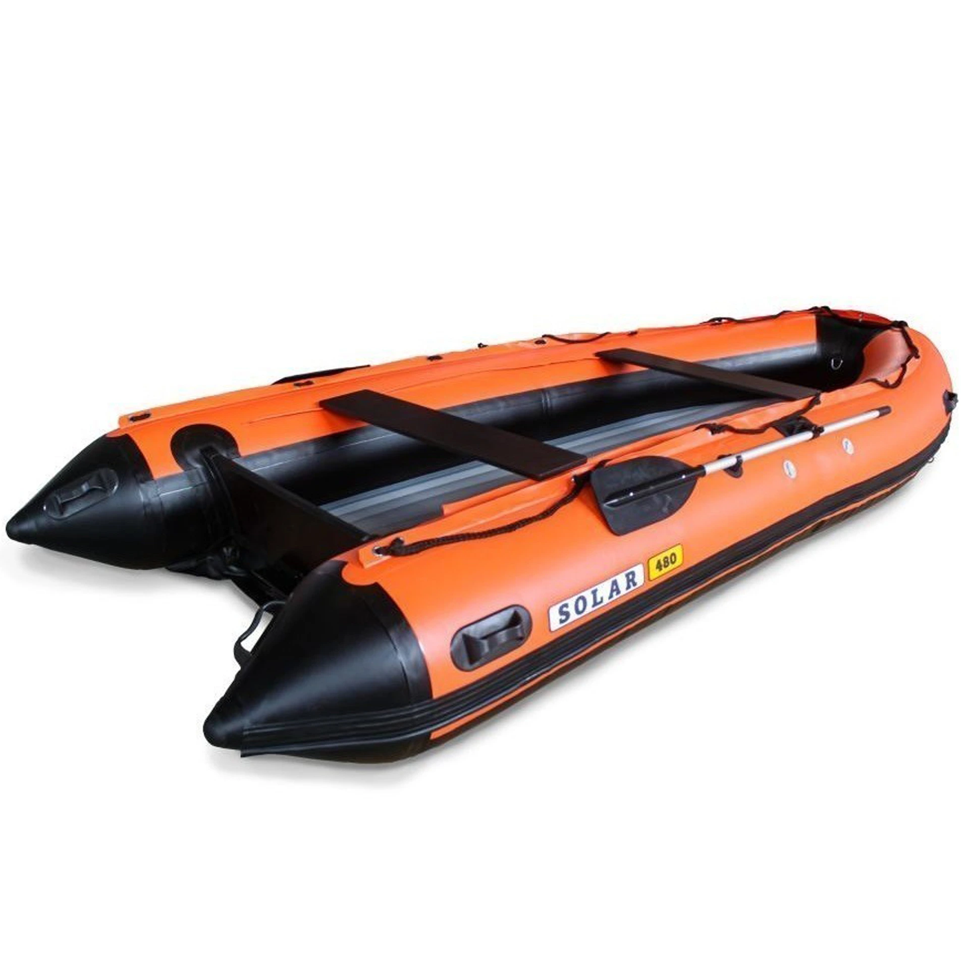 Лодка ПВХ Solar Максима-480К оранжевый