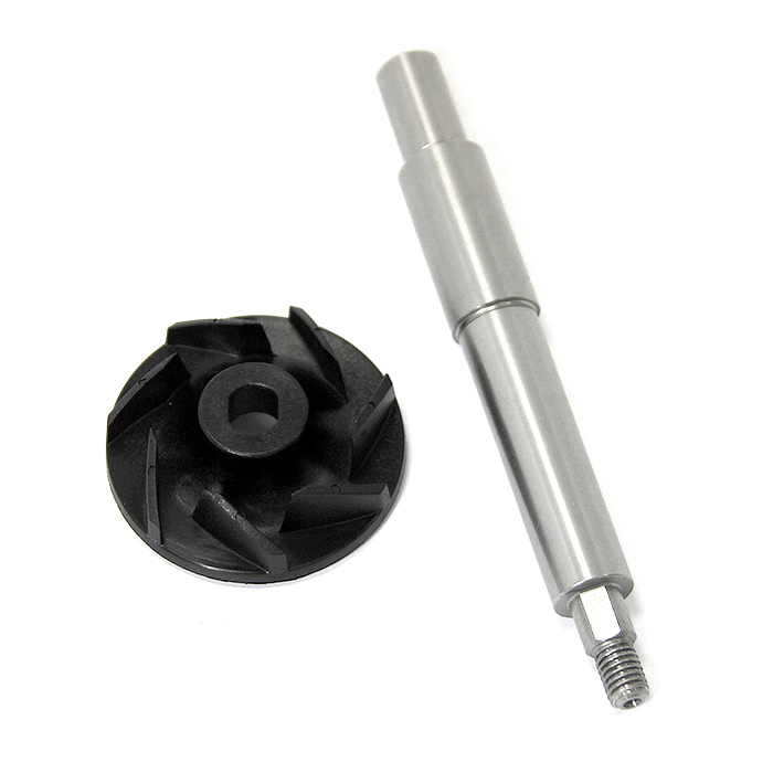 Крыльчатка помпы охлаждения (с валом) Polaris AT-10084A