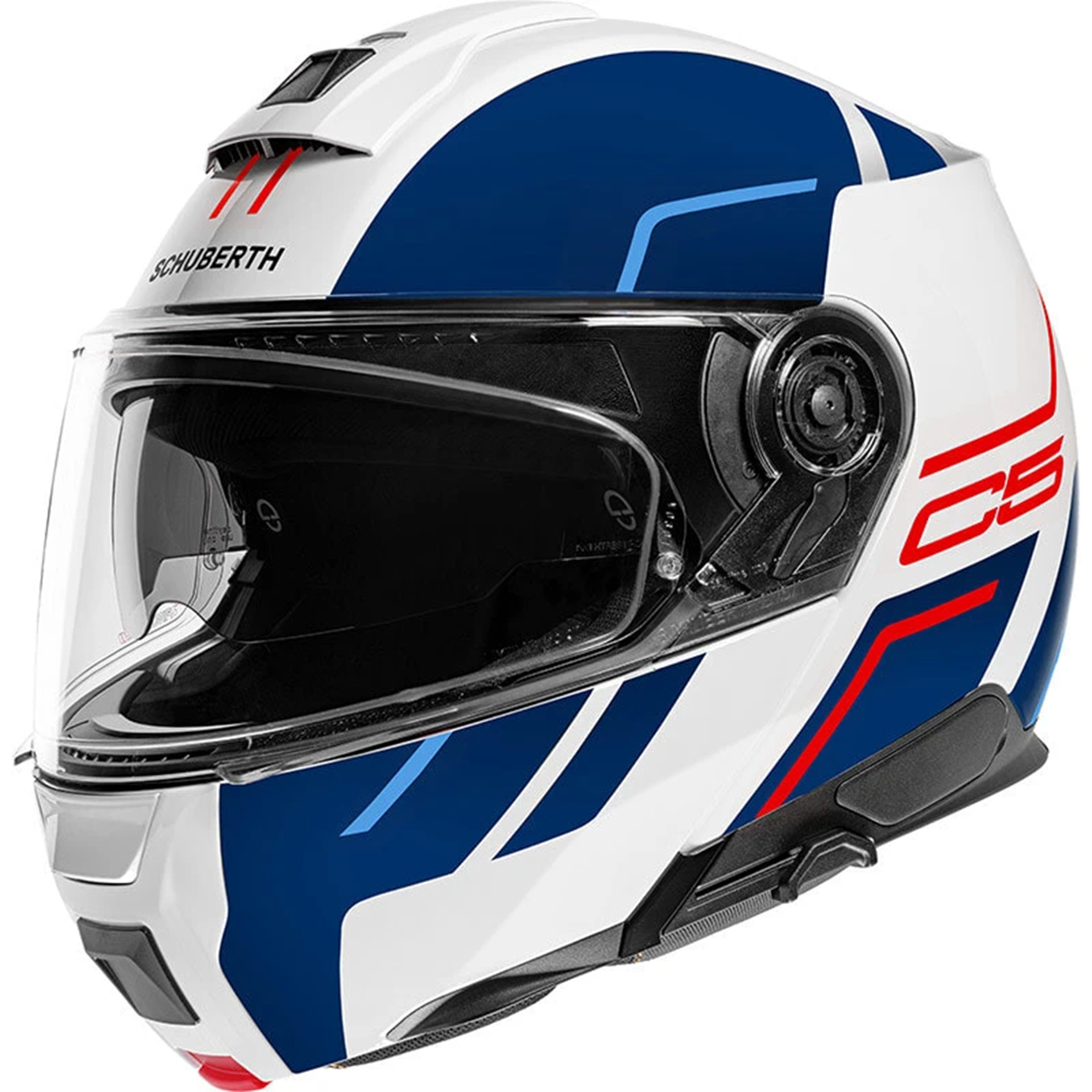 Шлем Schuberth C5 Master Blue, синий/белый, размер M (RR)