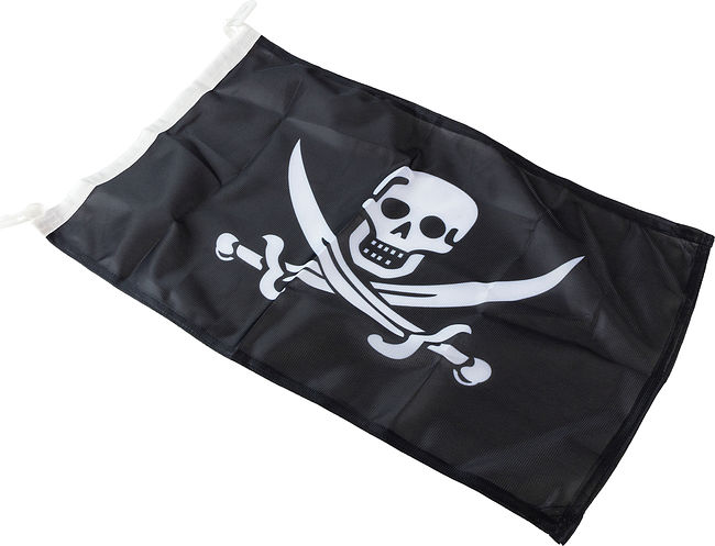 Флаг пиратский Веселый Роджер 40 х 60