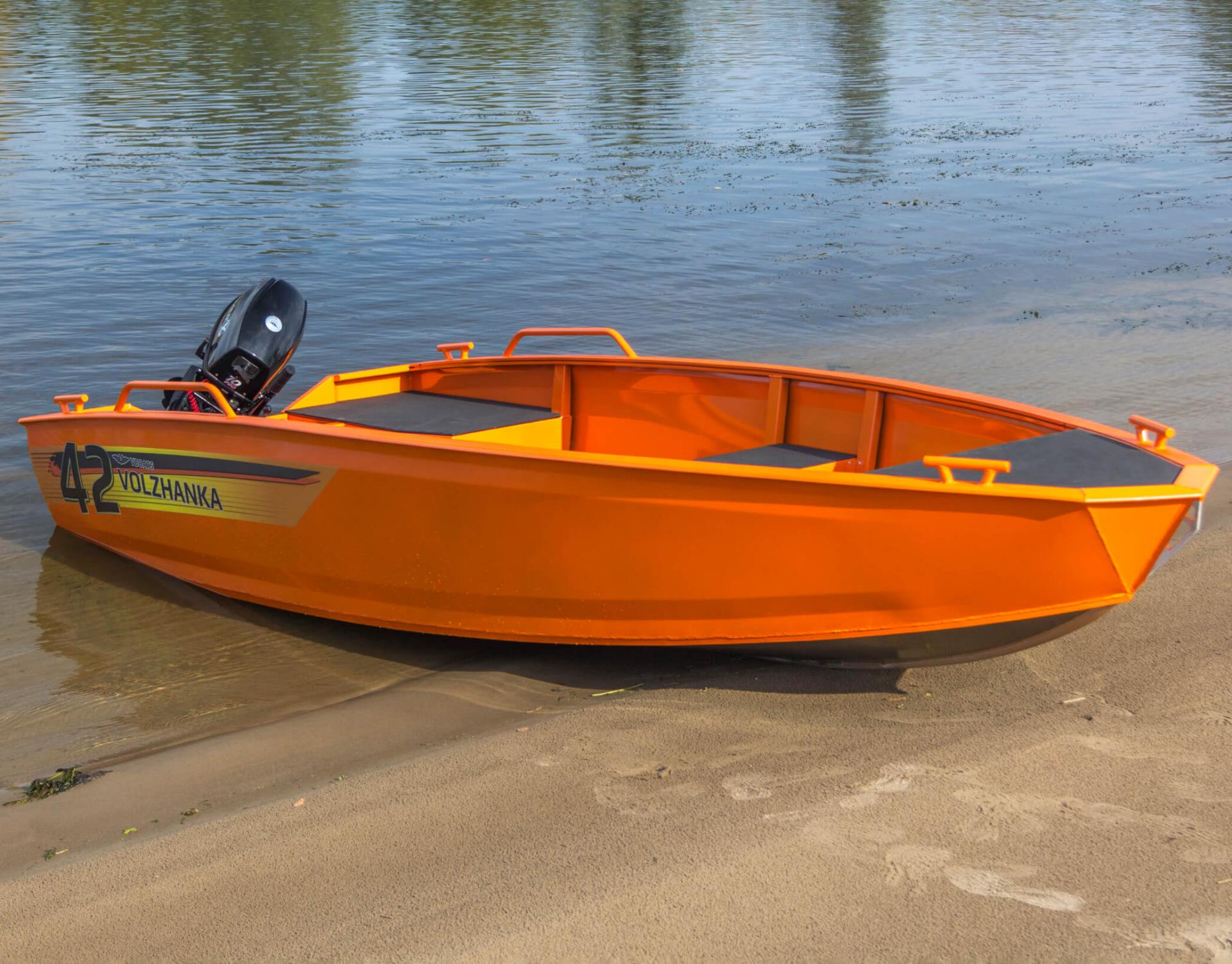 Катер Volzhanka 42 c YAMER 10 PRO (2T), дистанция