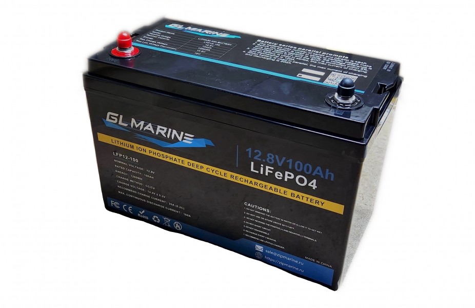 АКБ LiFePO4 GL Marine LFP12-100 (с bluetooth)