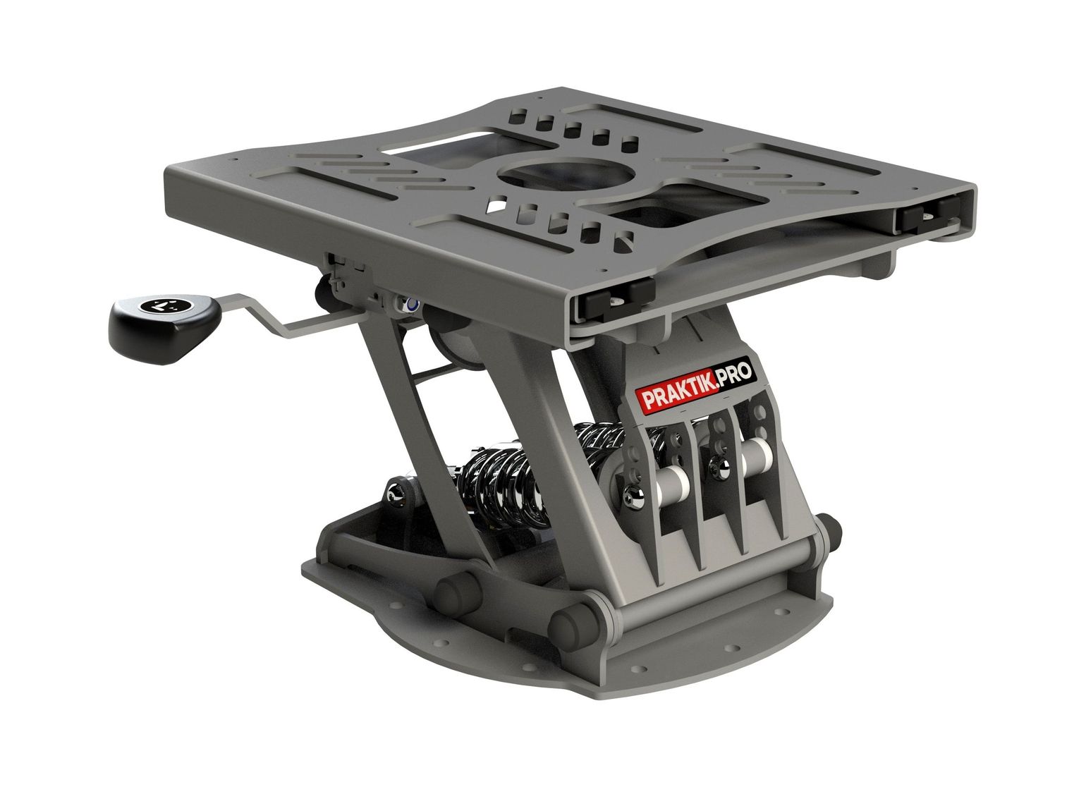 Стойка амортизационная Praktik.pro 200S X2, оцинкованная, окрашенная RAL 9023