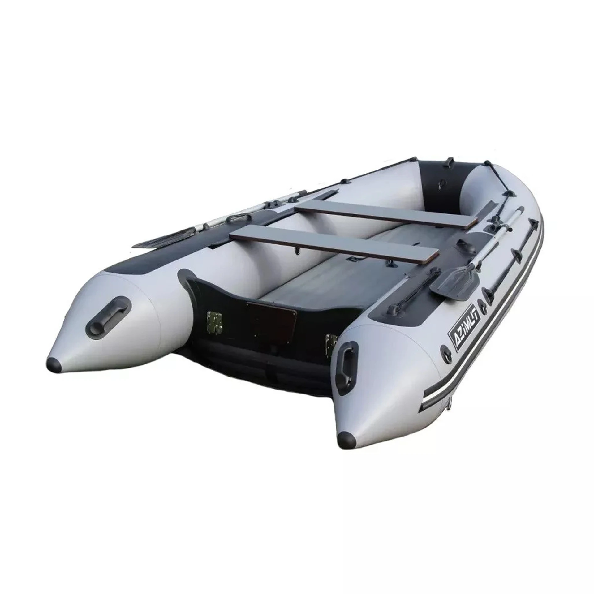 Лодка ПВХ Azimut 385 Meridian НДНД светло-серый/графит