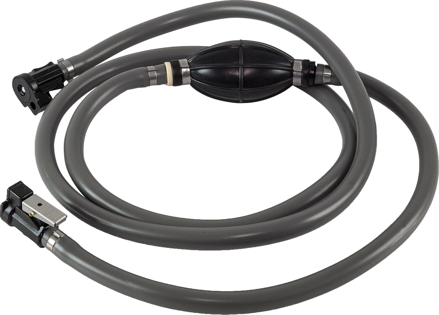 Шланг топливный d8.5/D14 мм с грушей и переходниками: Yamaha, Tohatsu/Nissan, Mercury (упаковка из 1