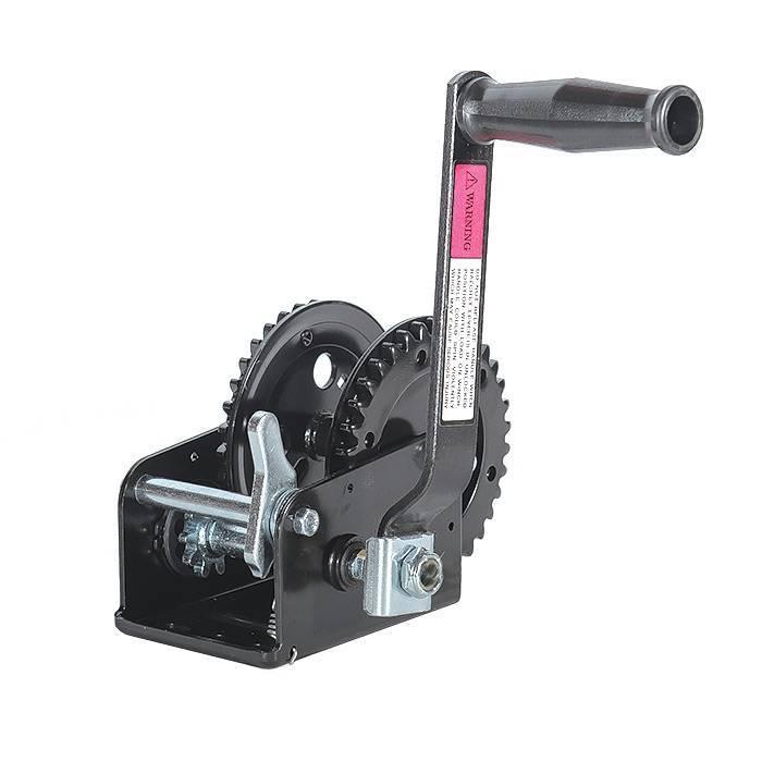 Лебедка ручная для прицепа (1130 кг) 5.1:1/12.2:1. оцинков.