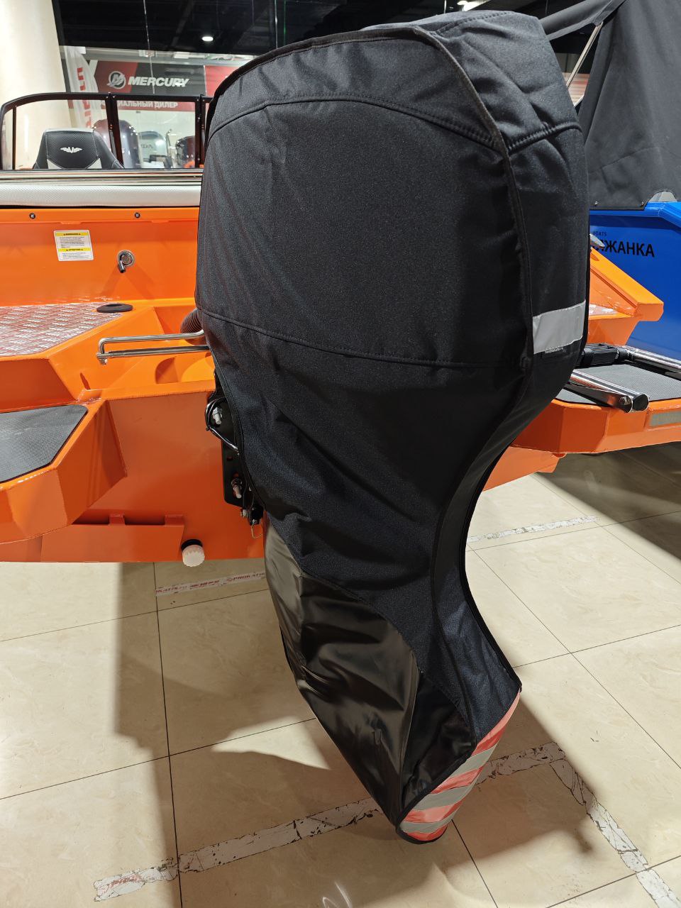 Чехол на мотор (slim) Hidea F50-60 L (FVELT ред.1.85) черный