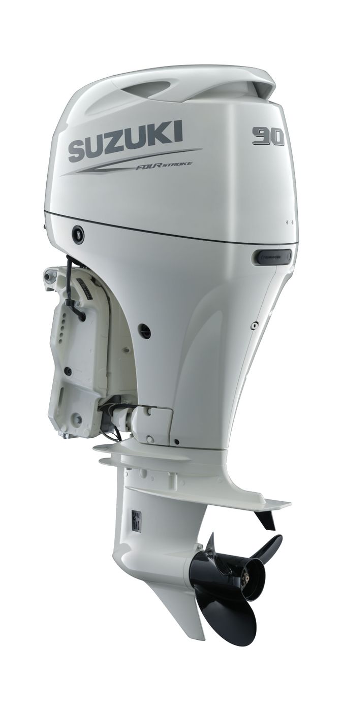 Лодочный мотор Suzuki DF90ATL белый