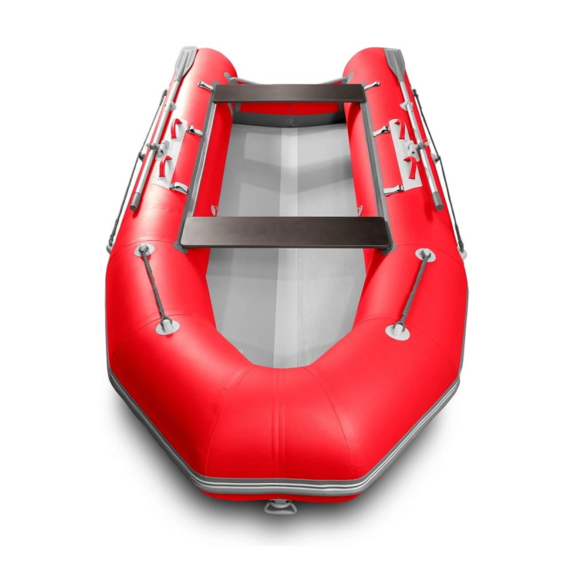 Лодка ПВХ X-River Rocky 335 НДВД + усиленное дно и баллон, красная/фурнитура серая