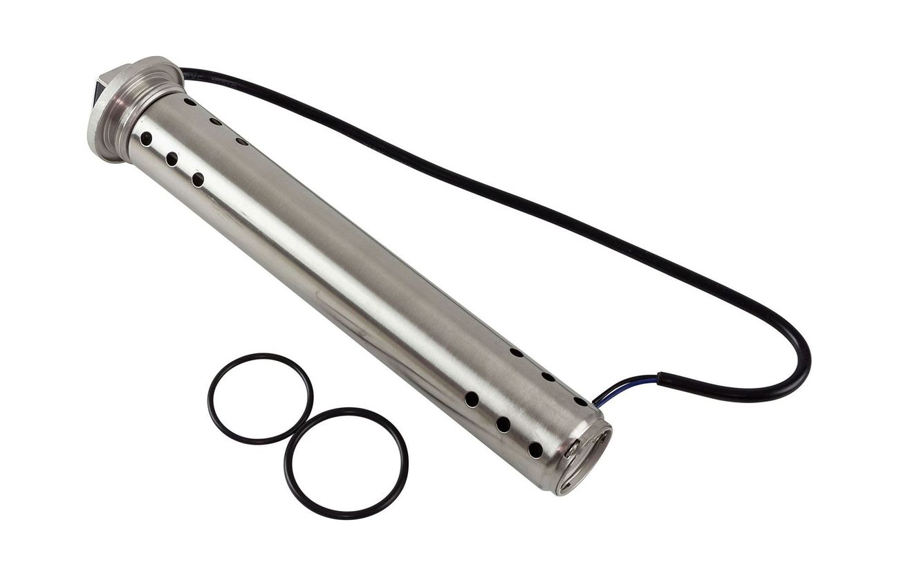 Датчик уровня сточных вод 225 мм, 0-190 Ом, BSP 1-1/4, нержавеющий, Marine Rocket