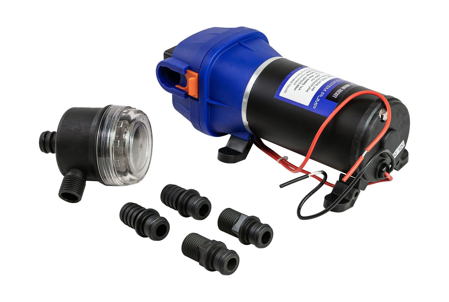 Помпа водоподающая мембранная Marine Rocket, 12 В, 17 л/мин, 2.8 бар, 14А