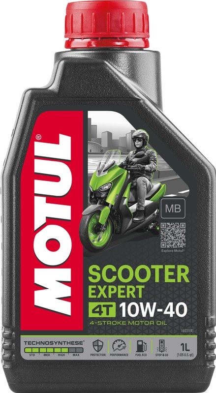 Масло моторное 4-х тактное для скутеров Motul Scooter Expert 4T 10W40 1л