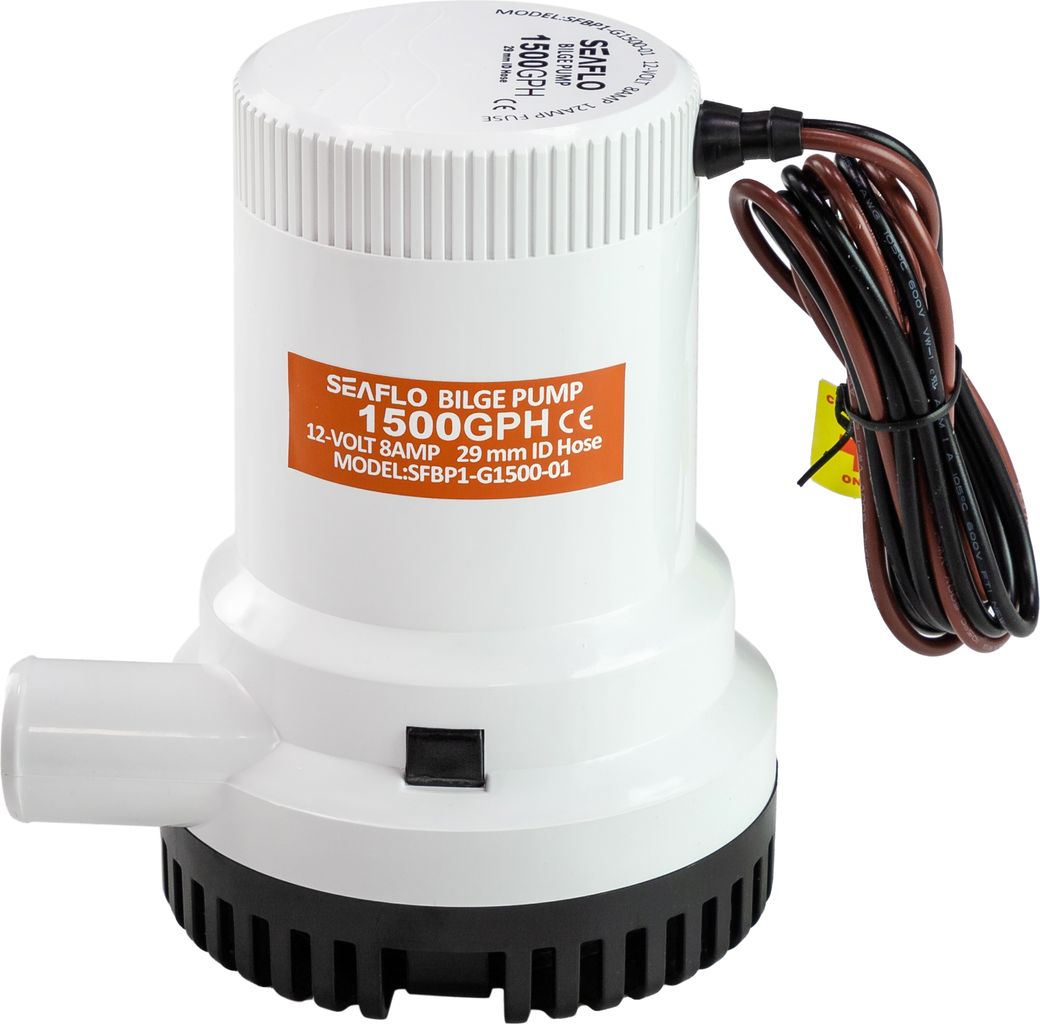 Помпа осушительная 12 В 1500GPH (5677 л/ч), SeaFlo (упаковка из 10 шт.)