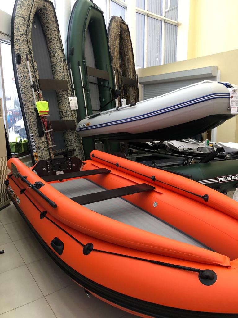 Лодка ПВХ Solar-430 Super JET с тоннелем с фальшбортом