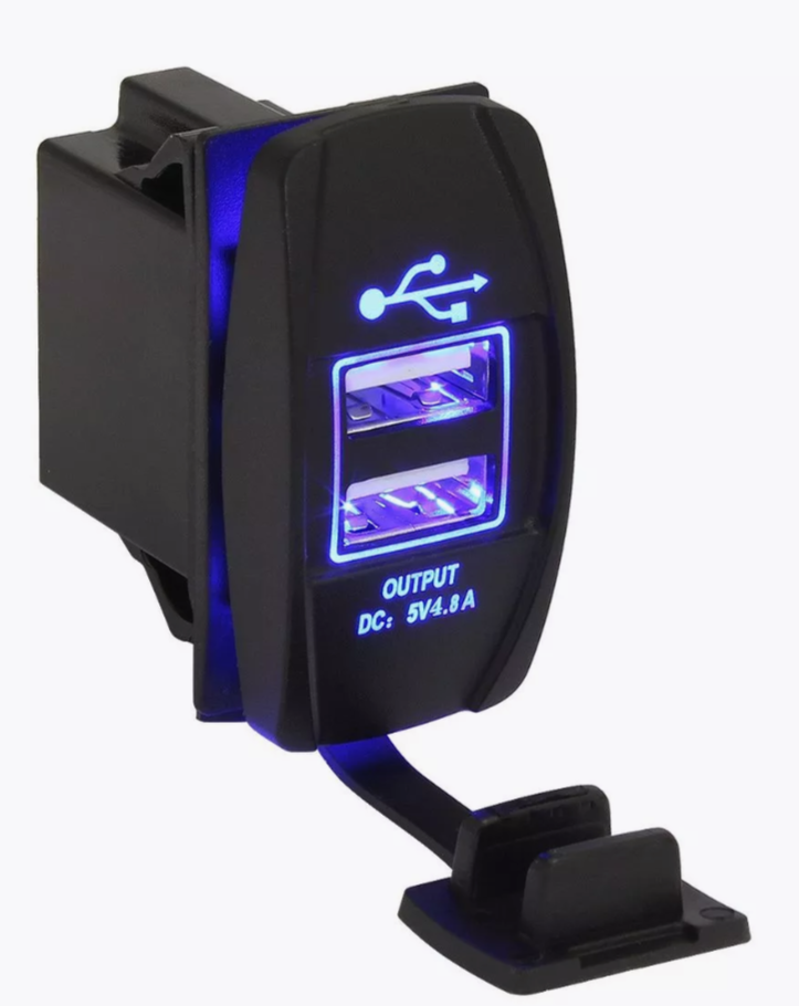 Зарядные гнезда USB в виде клавиши "Marina", 4,8 А