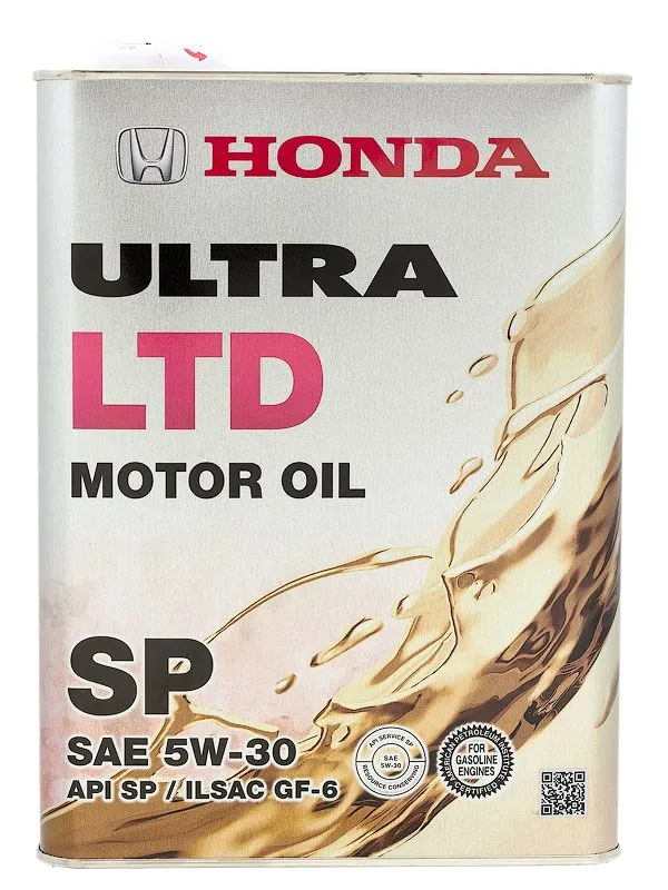 Масло моторное Honda 5W30 ULTRA LTD SP (4л) универсальное, синтетика