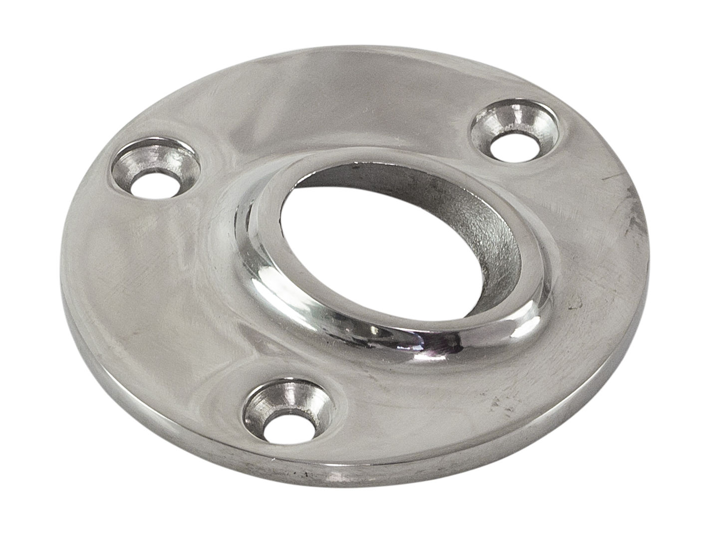 Основание стойки леера 1" (25.4 мм), 45 град, круглое под сварку